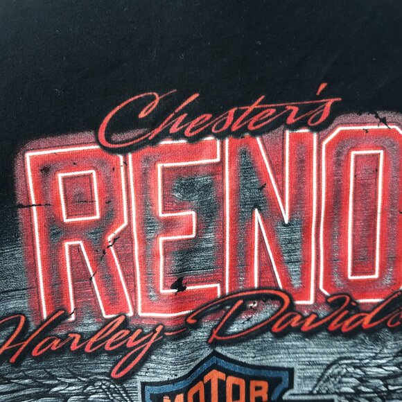 Harley Davidson TSHIRT Size XL Chester's Reno HD Nevada - Picture 7 of 7